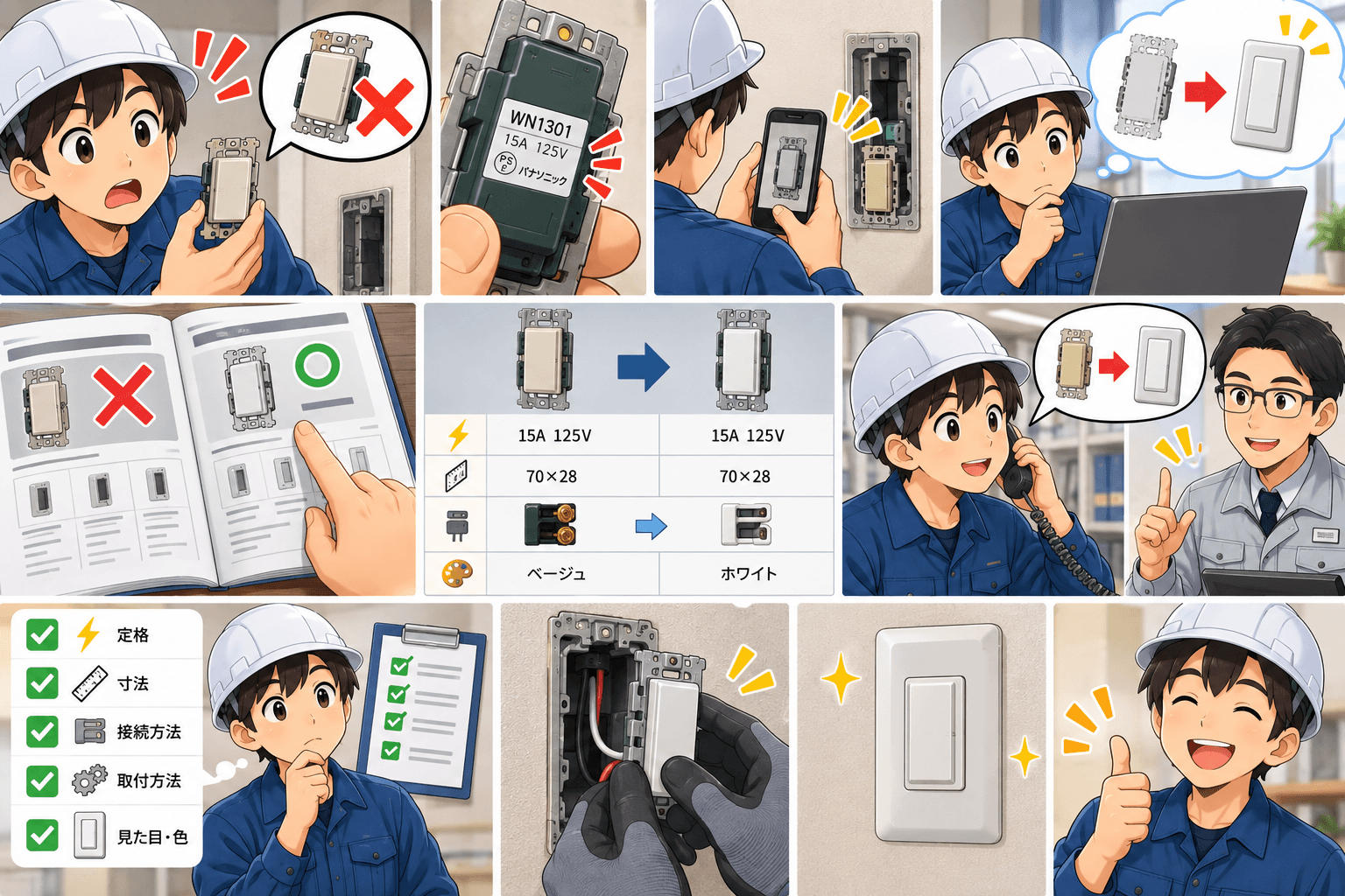 廃番になった電材はどうやって代替品を探す？