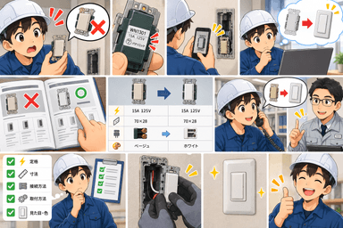 廃番になった電材はどうやって代替品を探す？