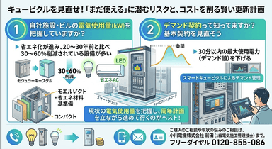 キュービクルを見直せ！「まだ使える」に潜むリスクと、コストを削る賢い更新計画