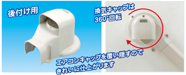 INABA DENKO SWX-77L-I   ウォールコーナーエアコンキャップ/換気式エアコン用