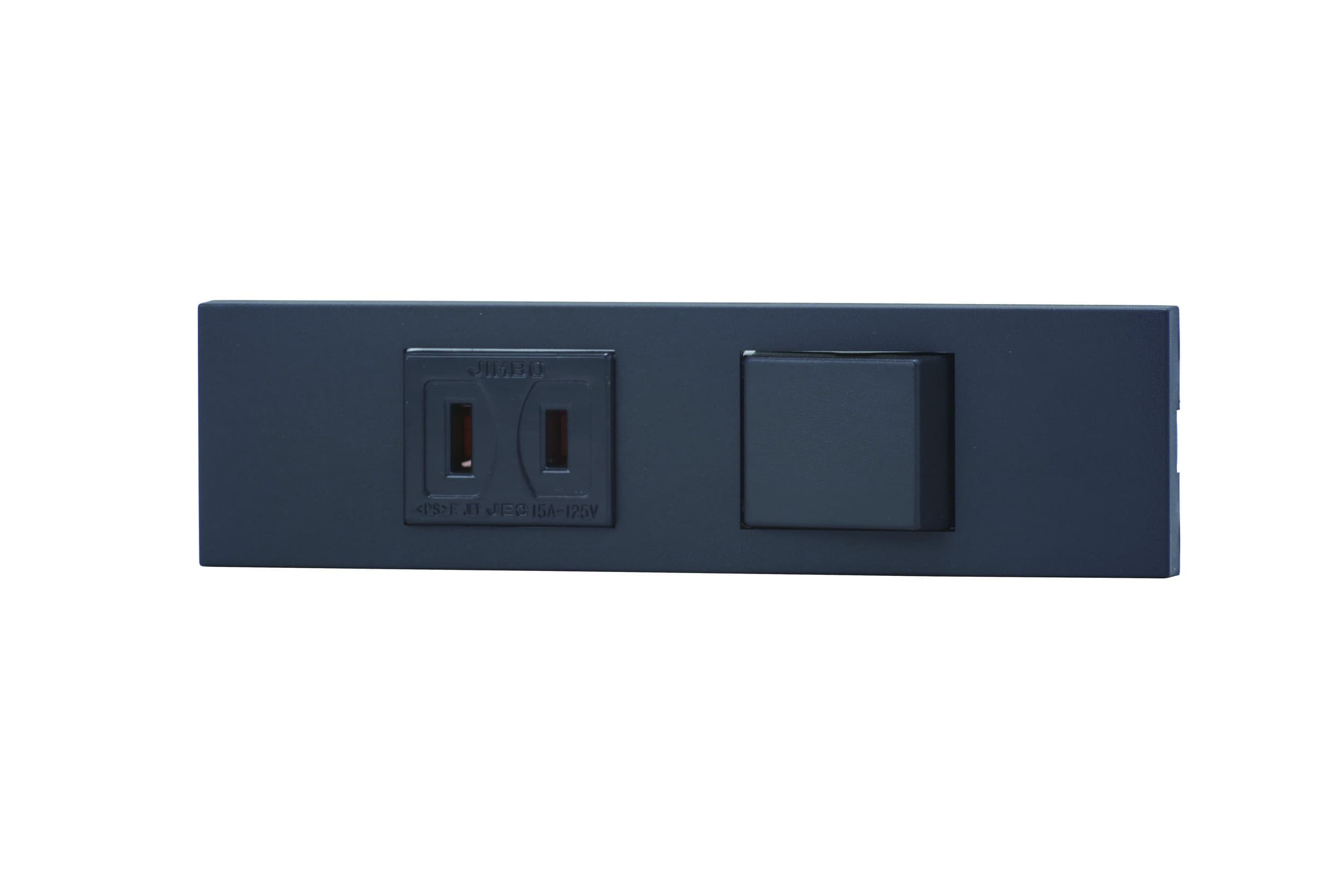 神保電器 KAG-2517 家具・機器用 コンセント/スイッチセット