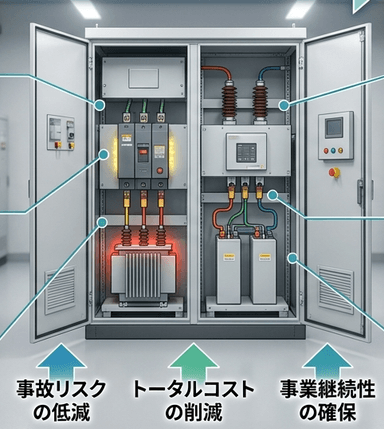 キュービクル長寿命化ガイド:20年超の安全運用を叶える5つの保守管理術