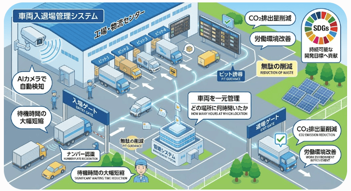 物流倉庫・工場の広大化がもたらす「車両管理」の危機