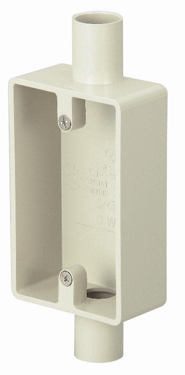 日動電工 SW1162JHW 露出用スイッチボックス1個用(浅形)