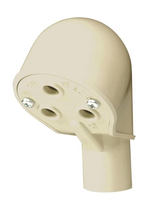 日動電工 EC16JHW エントランスキャップ(3つ穴)