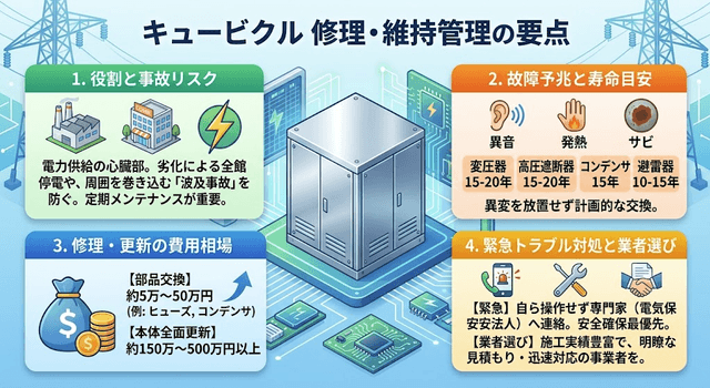 キュービクル修理の基礎と進め方