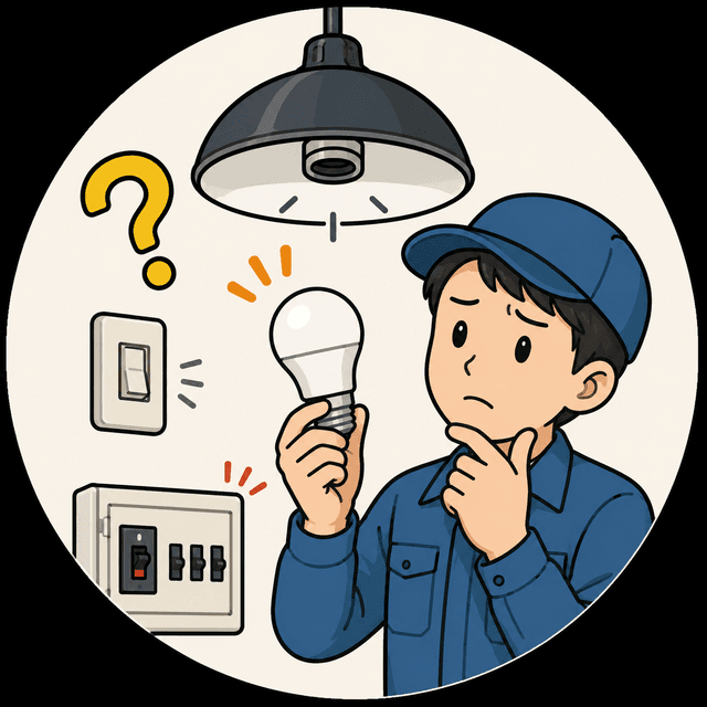 電球を交換しても点かない! 考えられる原因は?