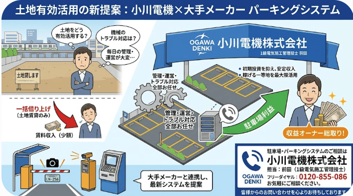 土地有効活用とパーキングシステム