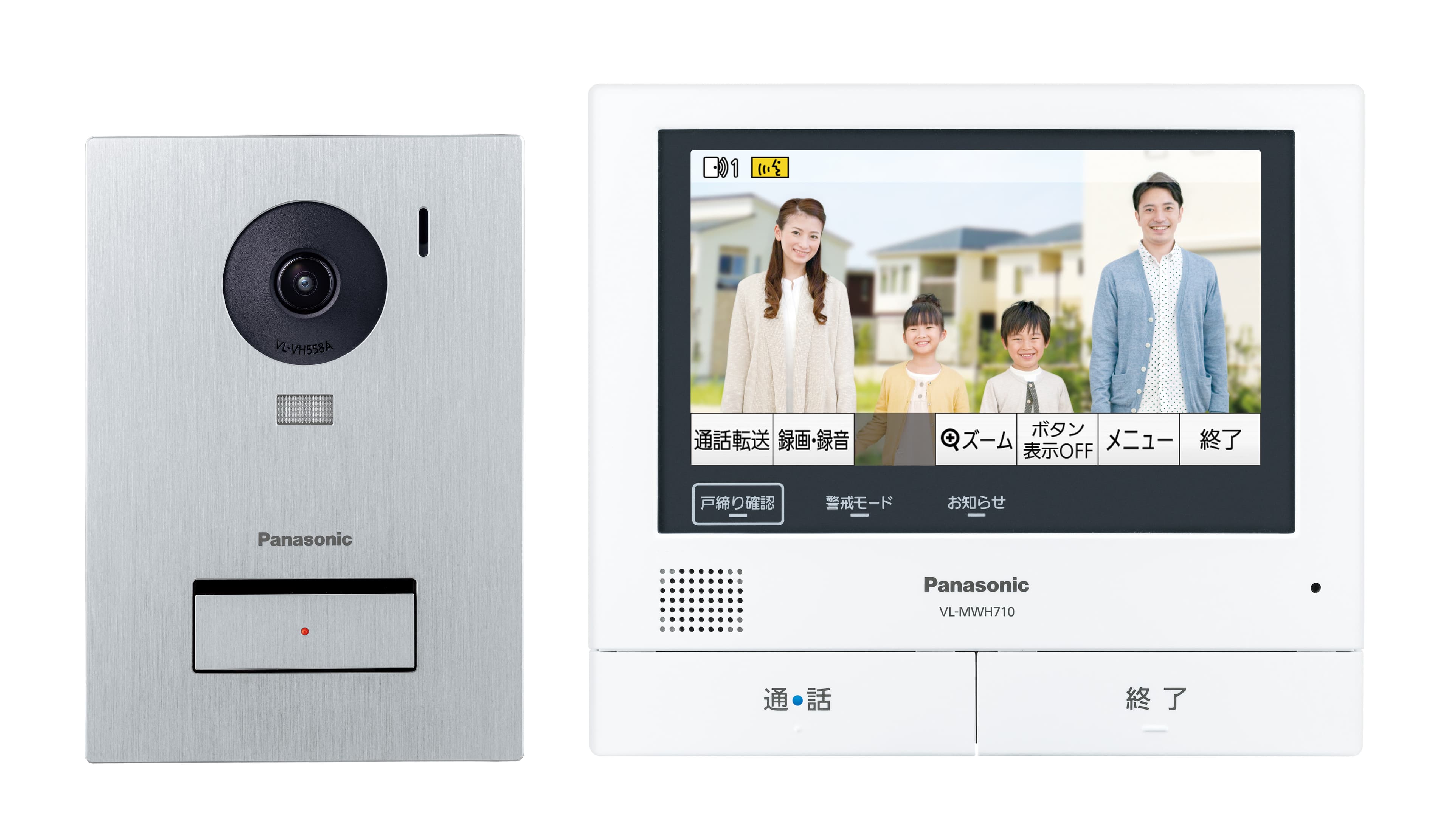 パナソニック VL-SVE710KS ワイヤレスモニター付テレビドアホン3-7タイプ