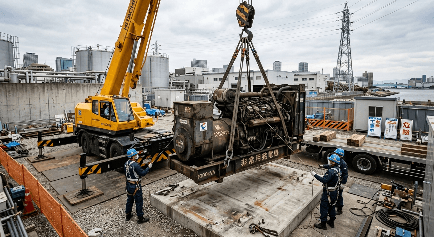 非常用発電機の撤去処分完全ガイド