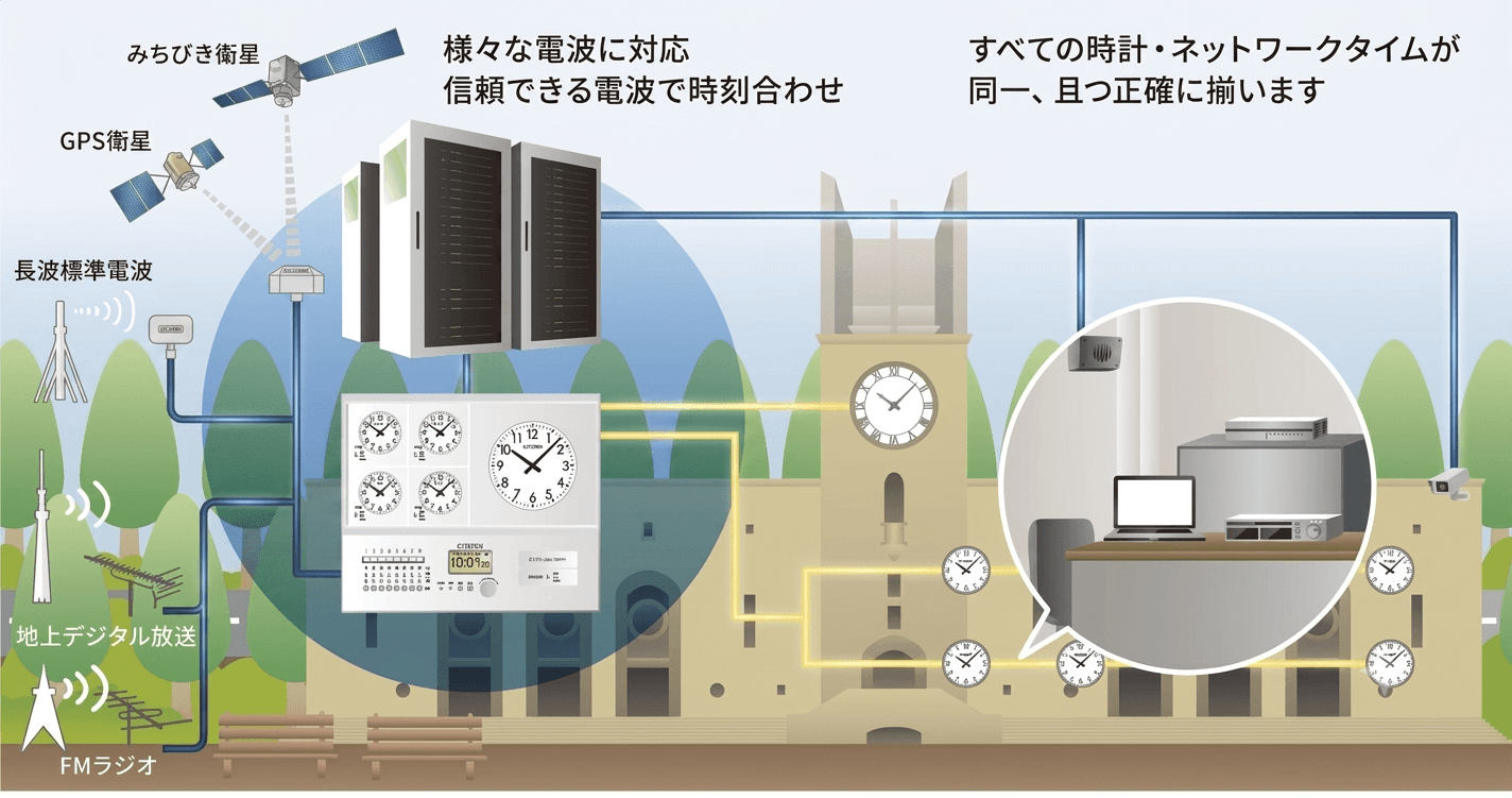 電波時計の仕組みとは?正確な時刻が保たれる理由をわかりやすく解説