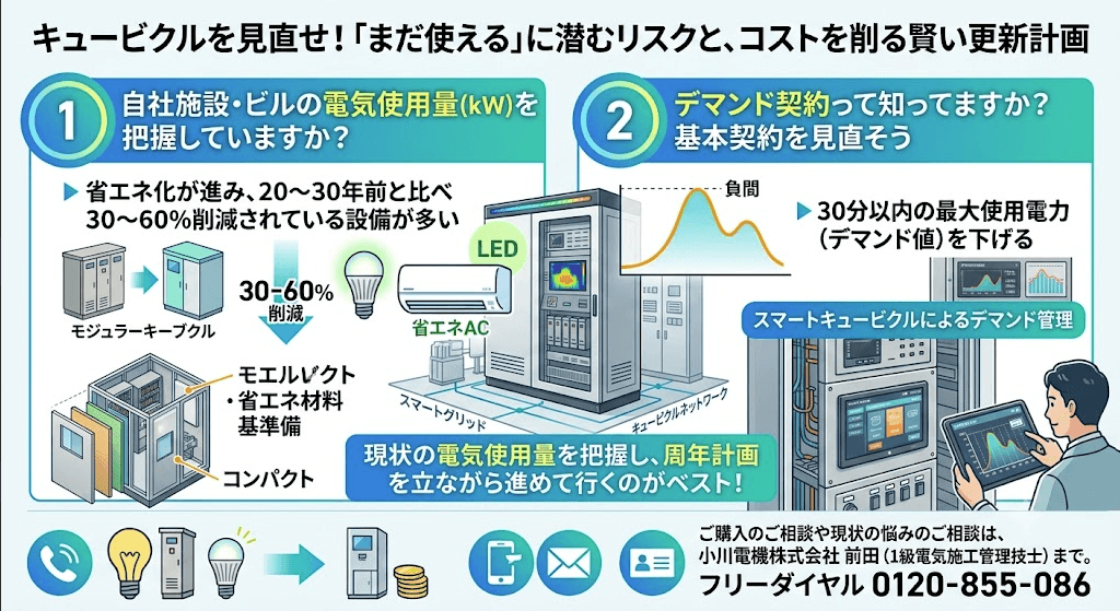 キュービクルを見直せ!「まだ使える」に潜むリスクと、コストを削る賢い更新計画